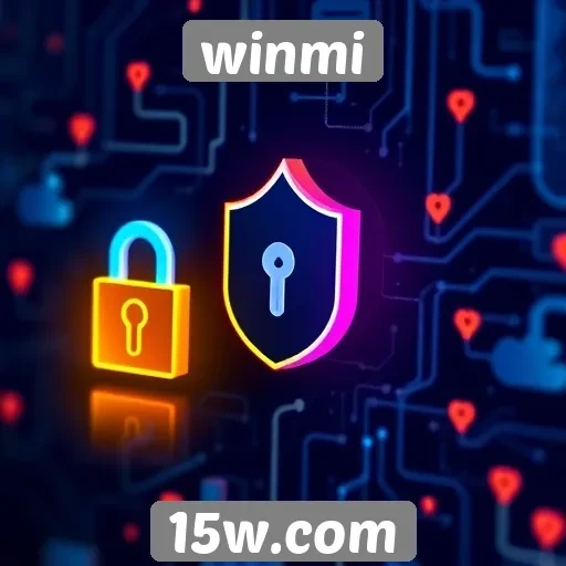 Recursos de segurança destacados no site Winmi